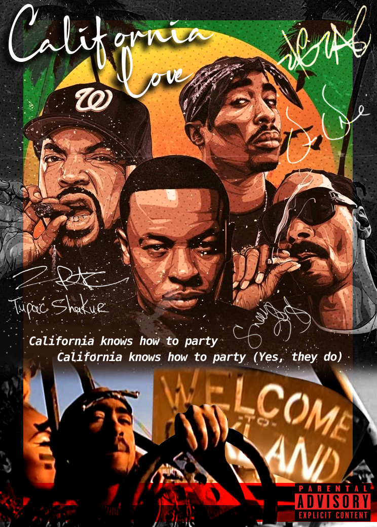 Carta California Love | Edición Coleccionable