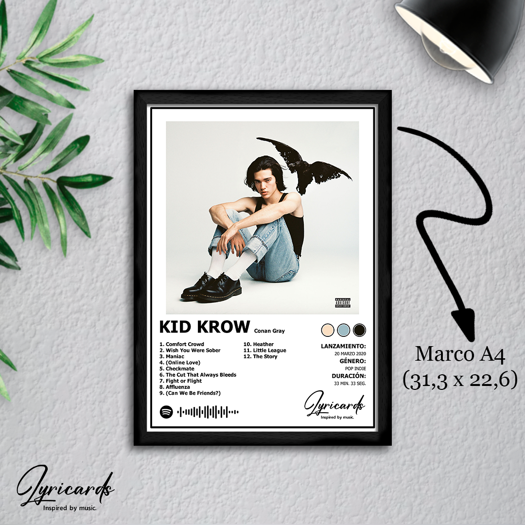 Lámina A4 - Kid Krow - Conan Gray