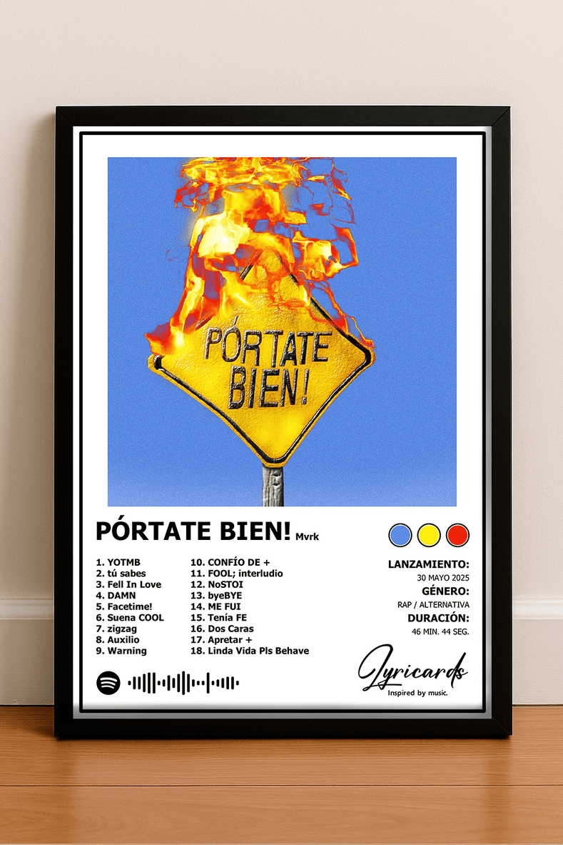 Lámina - Pórtate bien - Mvrk