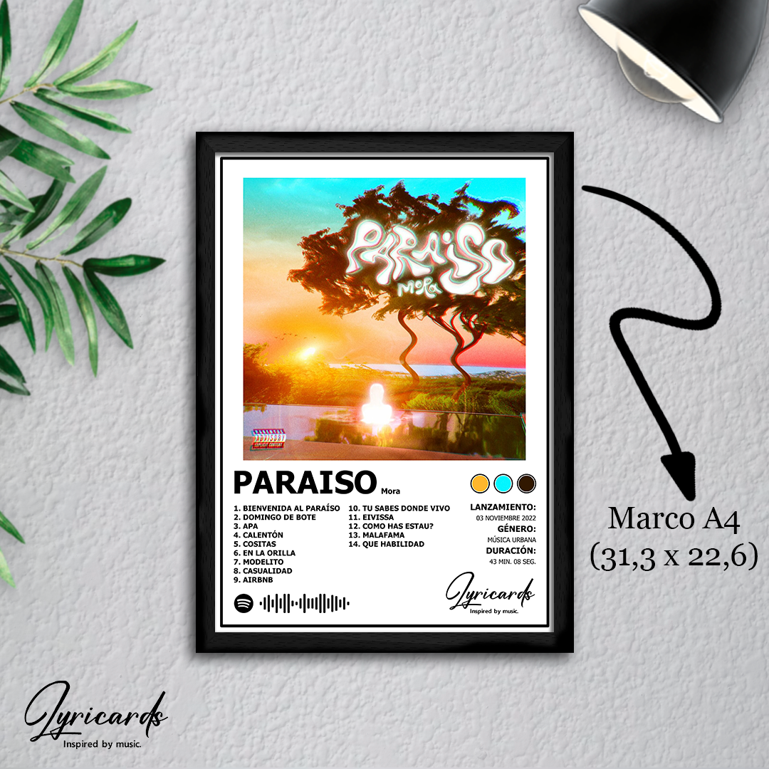 Lámina A4 - Paraíso - Mora