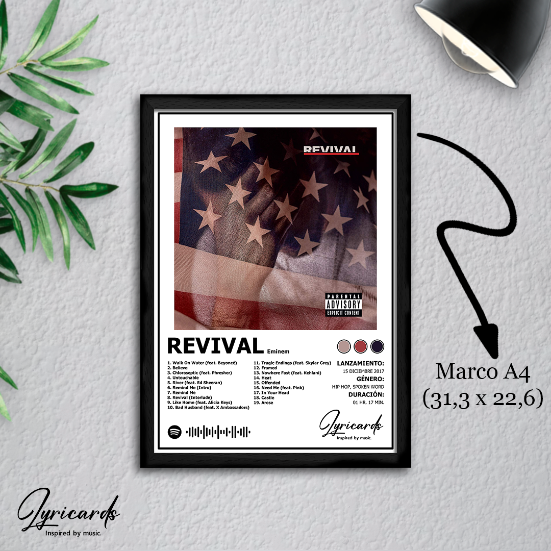 Lámina A4 - Revival - Eminem