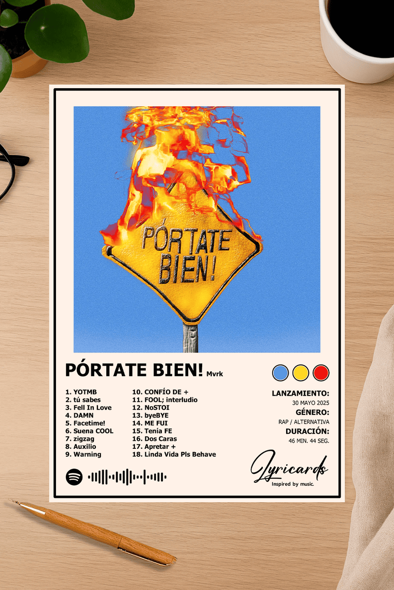 Lámina - Pórtate bien - Mvrk