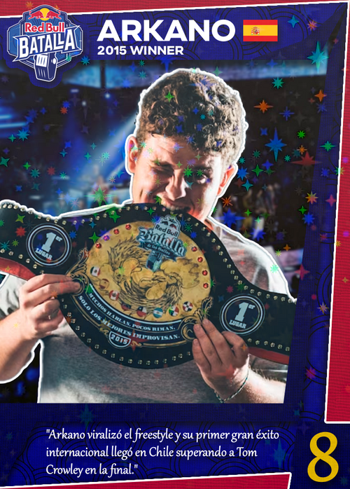 Arkano Red Bull Batalla 2015 | Edición Coleccionable