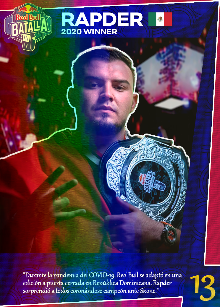 Rapder Red Bull Batalla 2020 | Edición Coleccionable