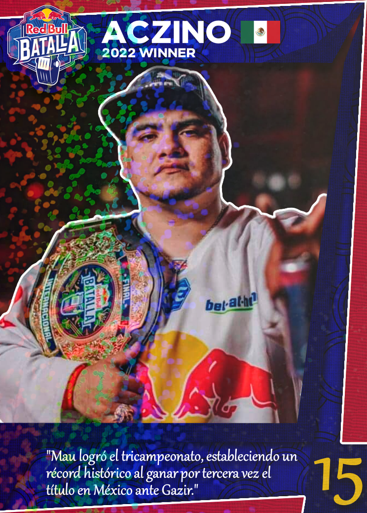Aczino Red Bull Batalla 2022 | Edición Coleccionable