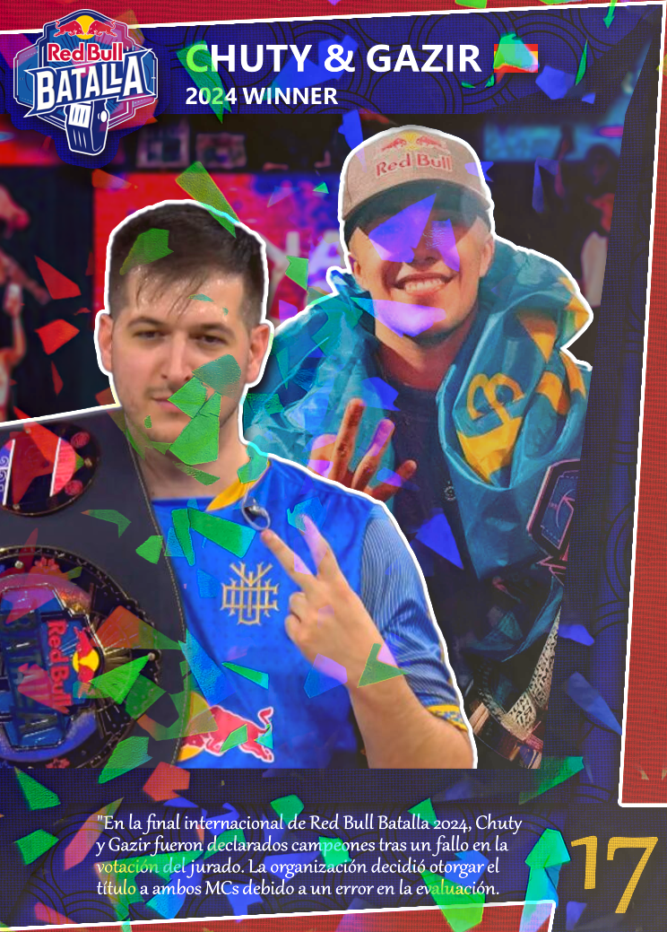 Chuty y Gazir Red Bull Batalla 2024 | Edición Coleccionable