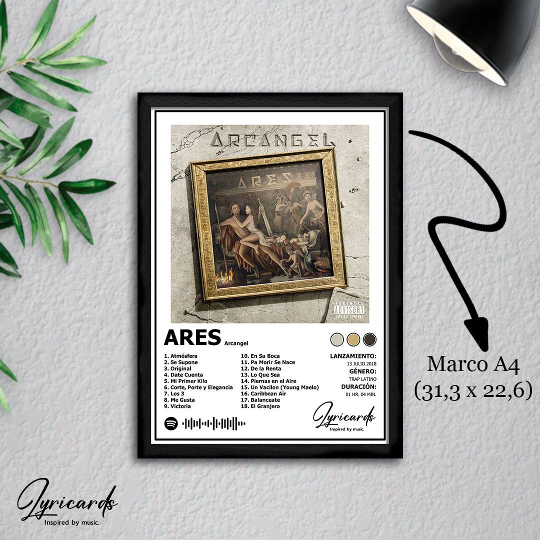 Lámina A4 - Ares - Arcangel