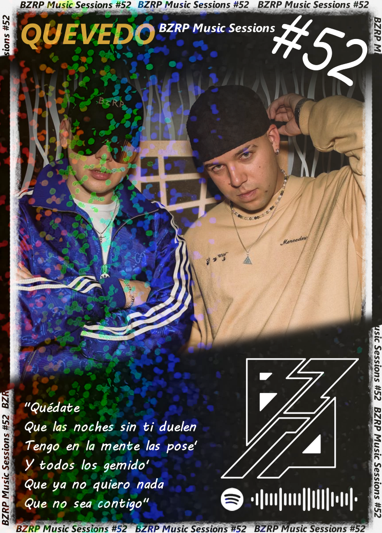 Carta BZRP #52 (Bizarrap y Quevedo) | Edición Coleccionable