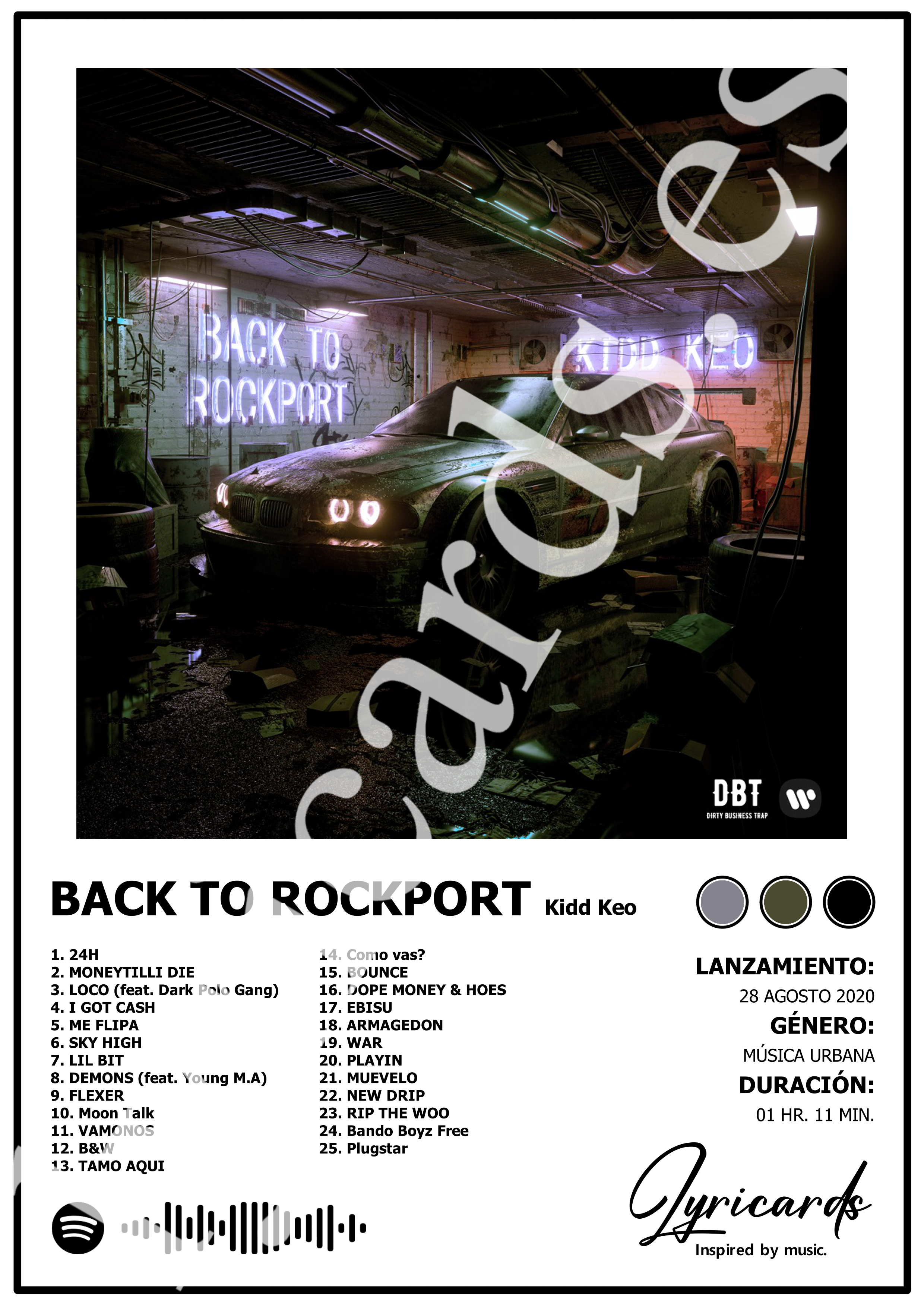 Lámina A4 - Back to Rockport - Kidd Keo
