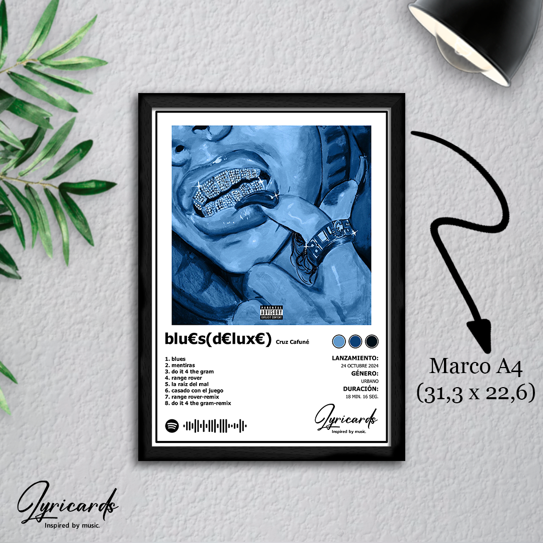 Lámina A4 - Blues (Deluxe) - Cruz Cafuné