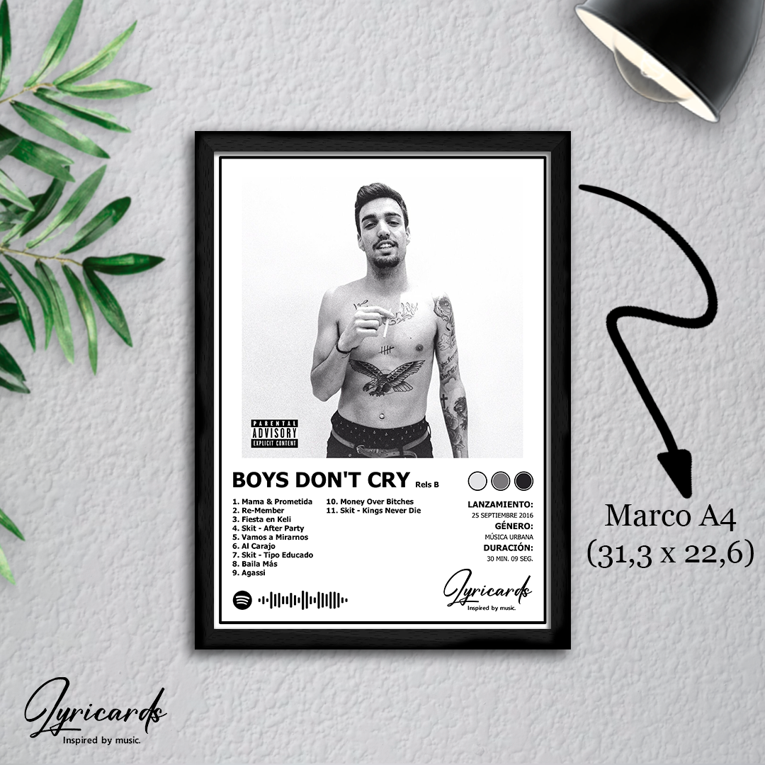 Lámina A4 - Boys Don't Cry - Rels B