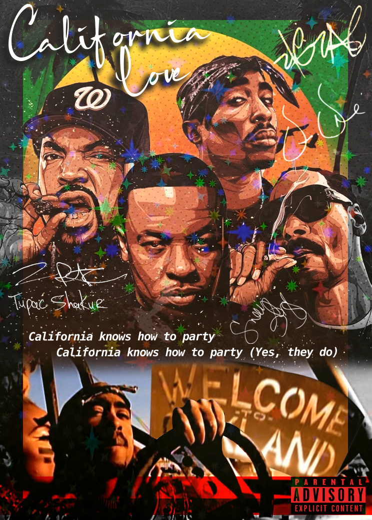 Carta California Love | Edición Coleccionable
