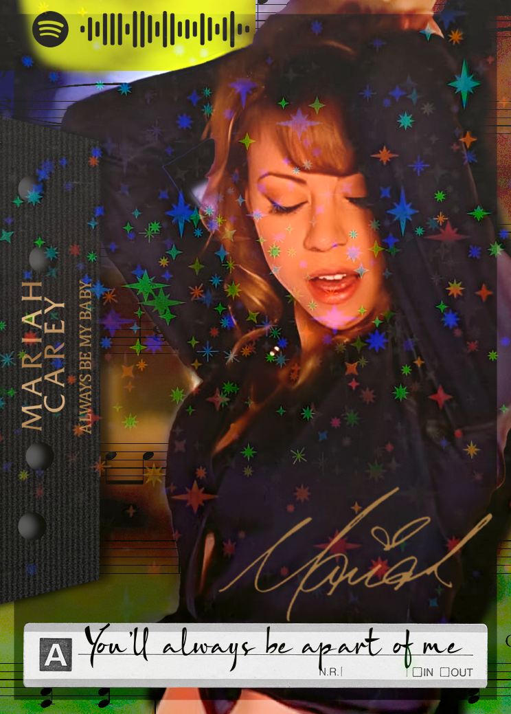 Carta Always Be My Baby de Mariah Carey | Edición Coleccionable