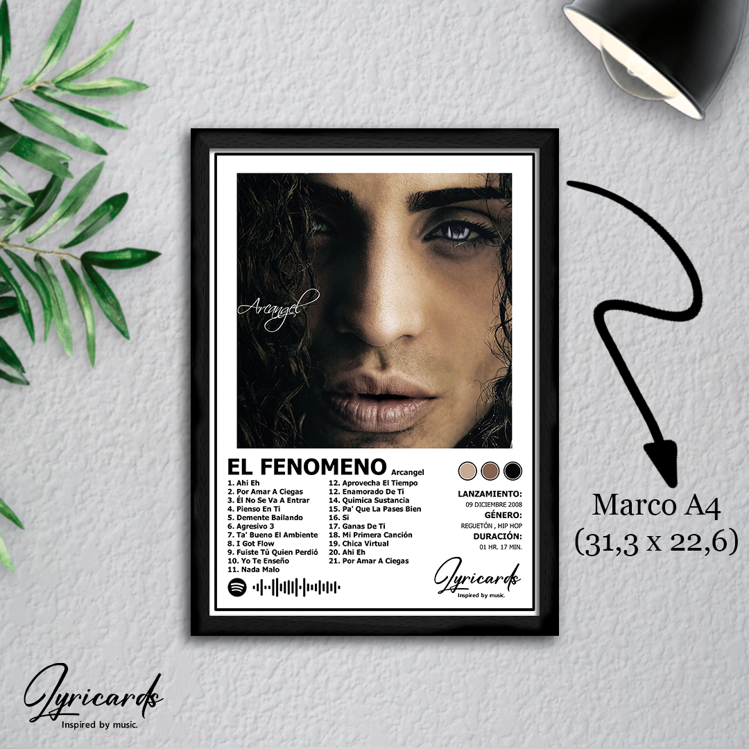 Lámina A4 - El Fenomeno - Arcangel