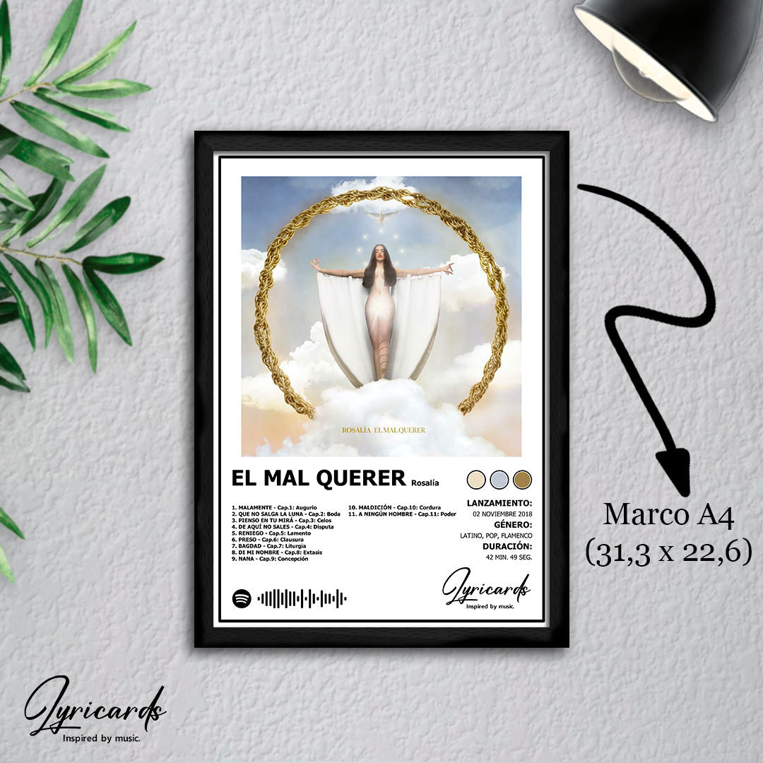 Lámina A4 - El Mal Querer - Rosalía