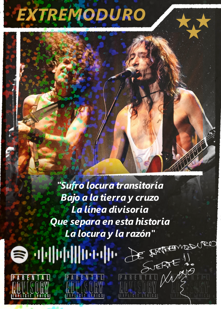 Carta Extremoduro | Edición Coleccionable