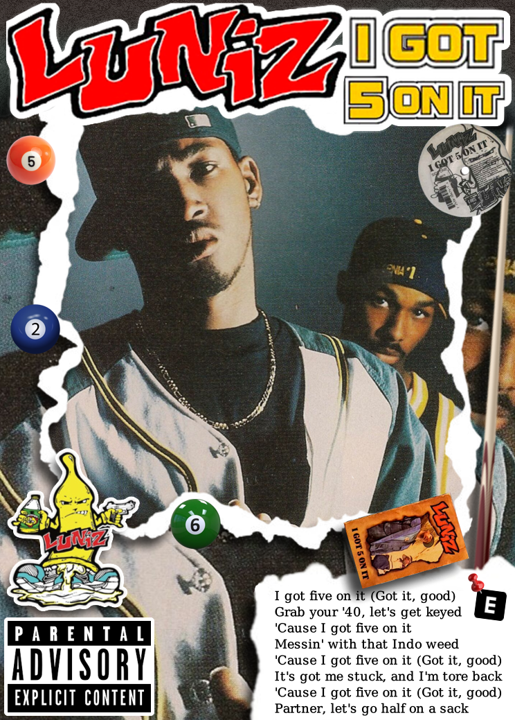 Carta I GOT 5 ON IT de THE LUNIZ | Edición Coleccionable