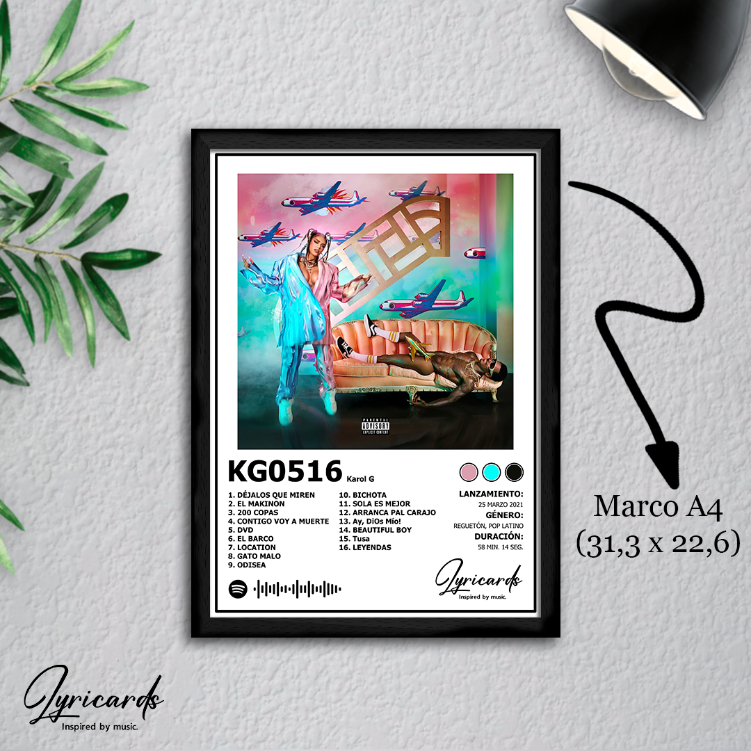 Lámina A4 - KG0516 - Karol G
