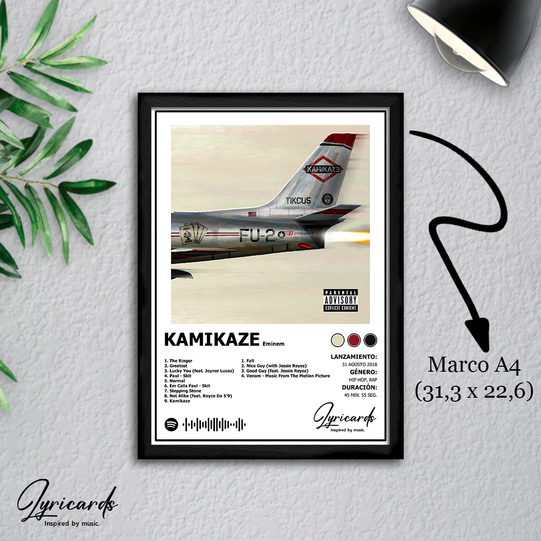 Lámina A4 - Kamikaze - Eminem