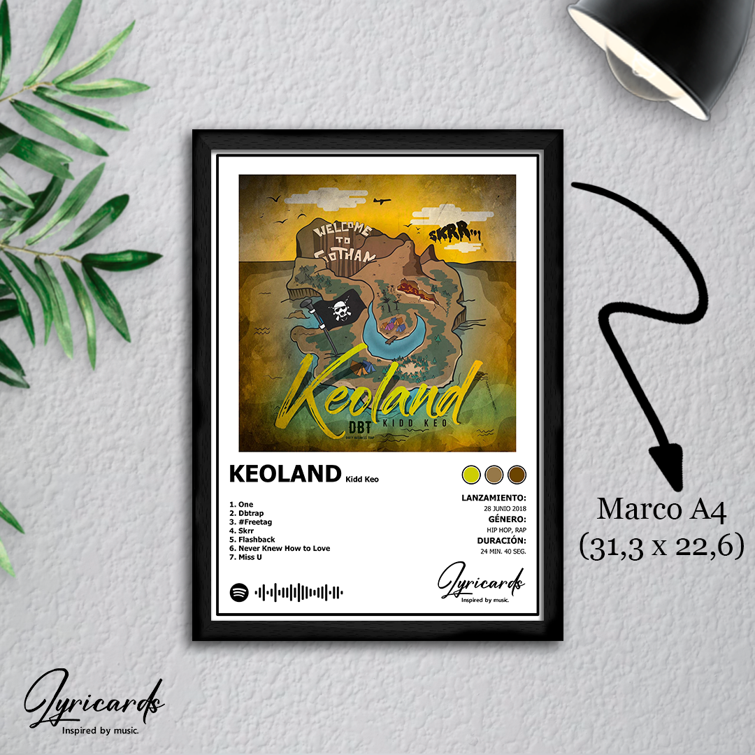 Lámina A4 - Keoland - Kidd Keo