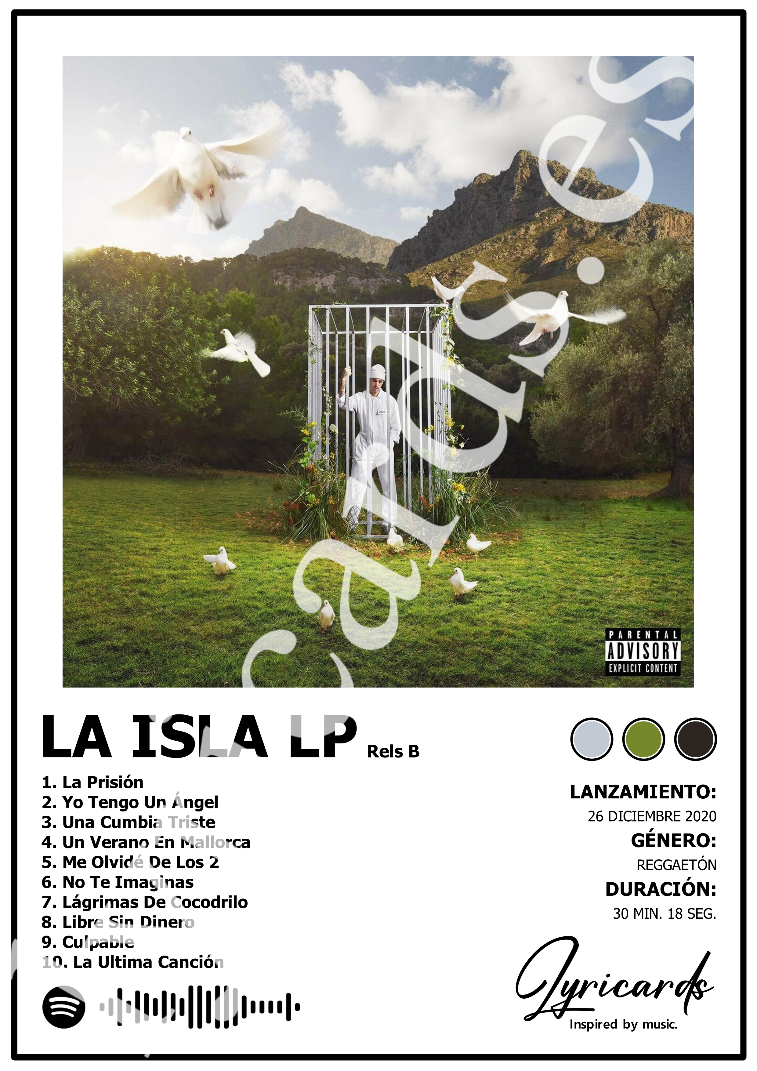 Lámina A4 - La Isla LP - Rels B