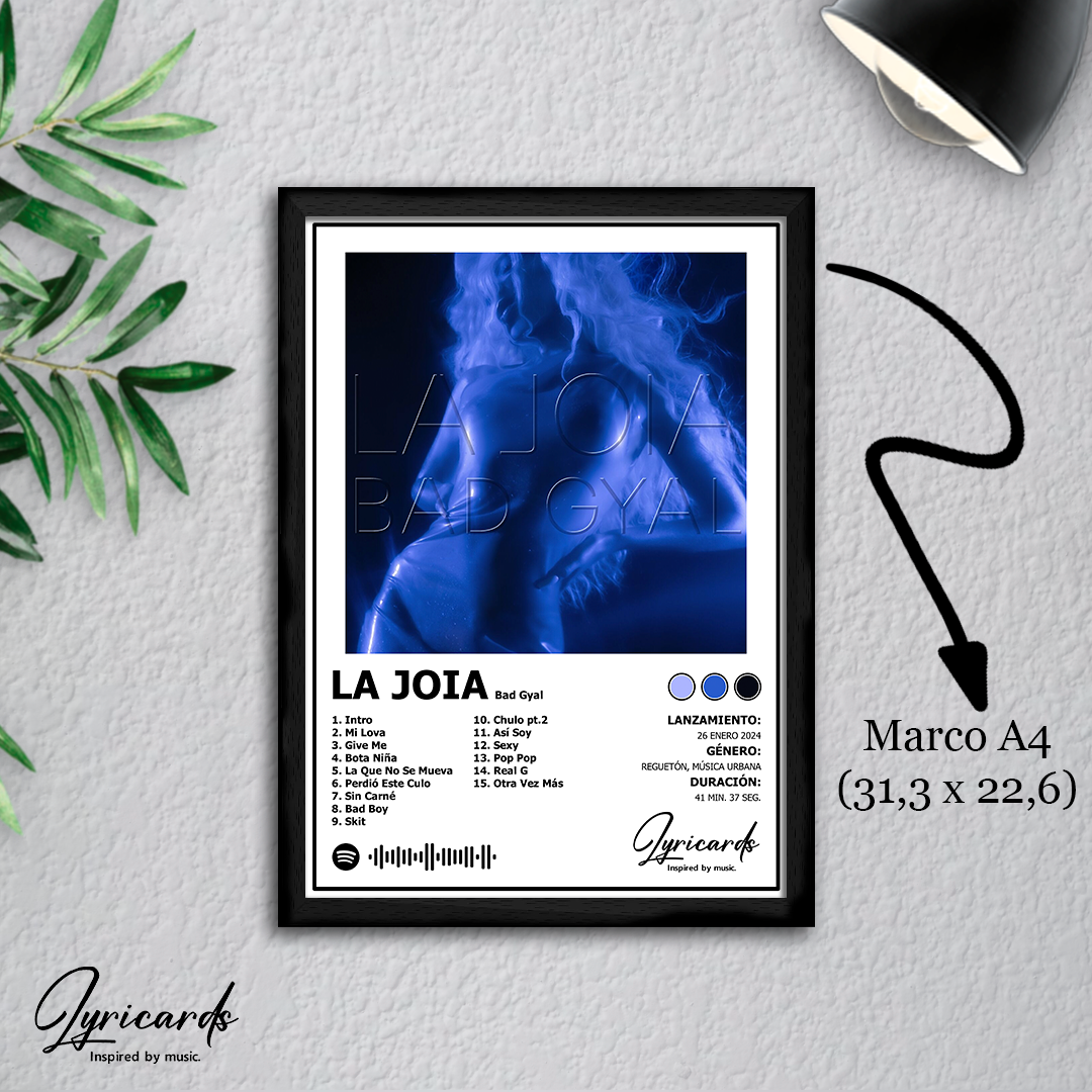 Lámina A4 - La Joia - Bad Gyal