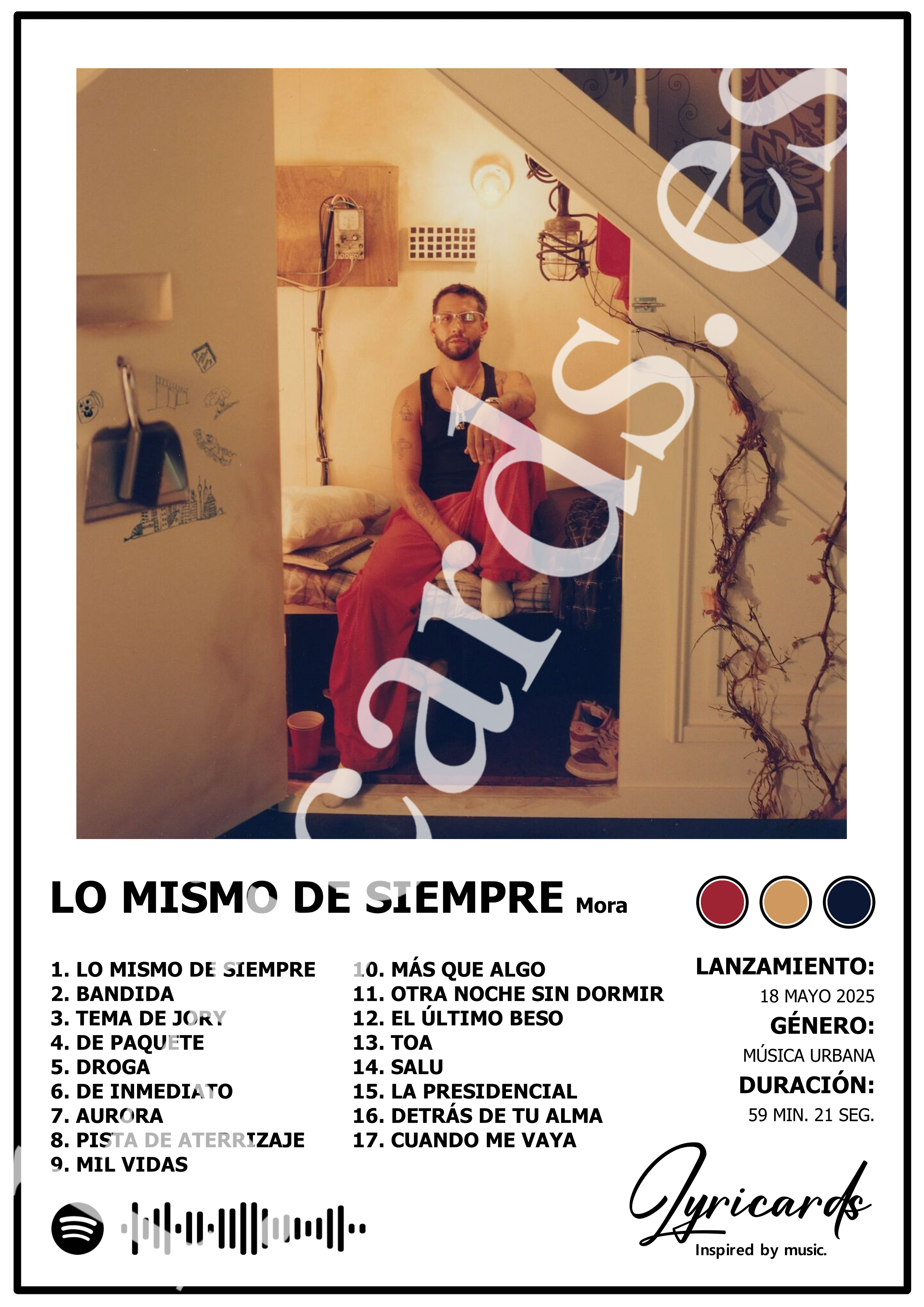 Lámina A4 - Lo mismo de siempre - Mora