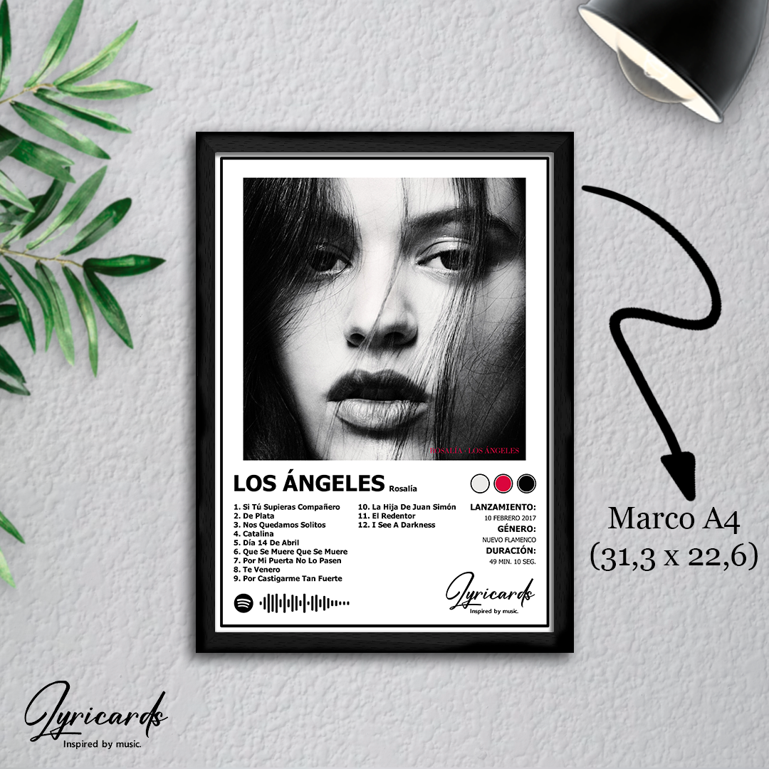 Lámina A4 - Los Ángeles - Rosalía