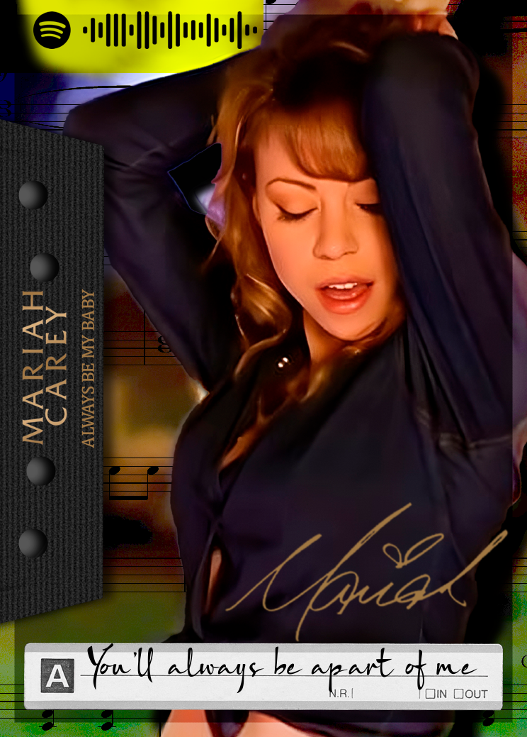 Carta Always Be My Baby de Mariah Carey | Edición Coleccionable