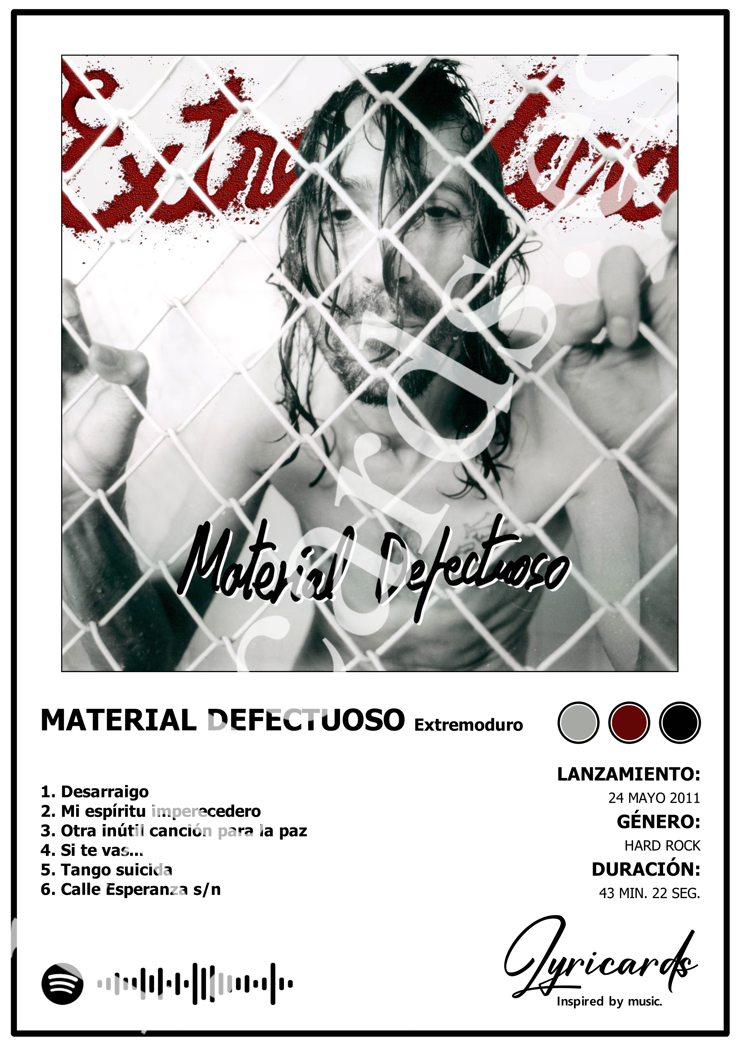 Lámina A4 - Material Defectuoso - Extremoduro