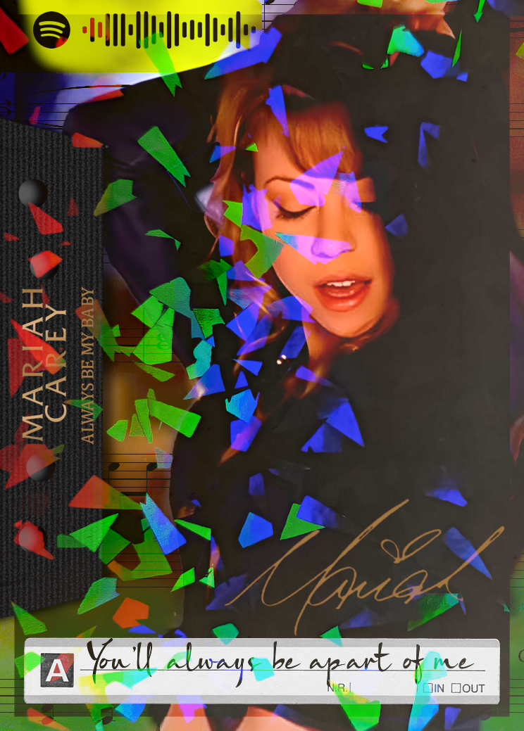 Carta Always Be My Baby de Mariah Carey | Edición Coleccionable
