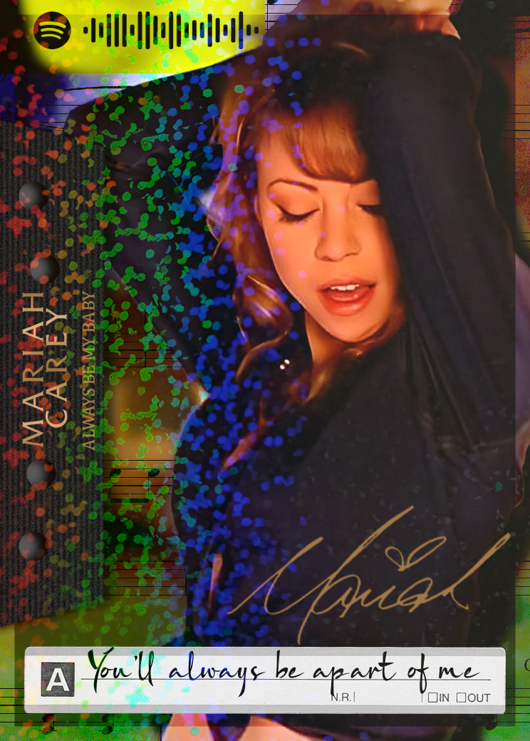 Carta Always Be My Baby de Mariah Carey | Edición Coleccionable