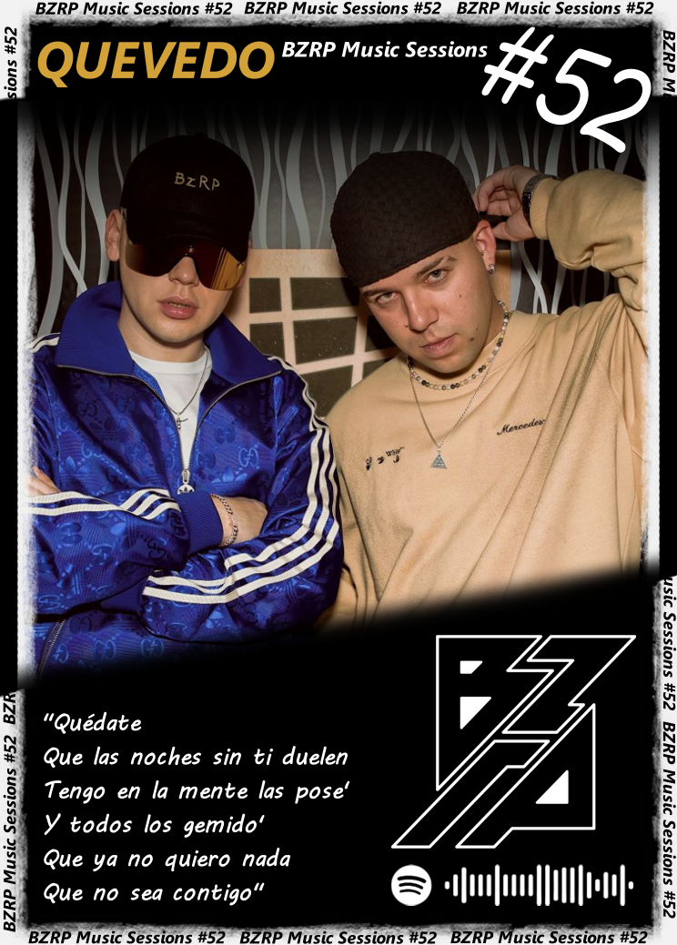 Carta BZRP #52 (Bizarrap y Quevedo) | Edición Coleccionable
