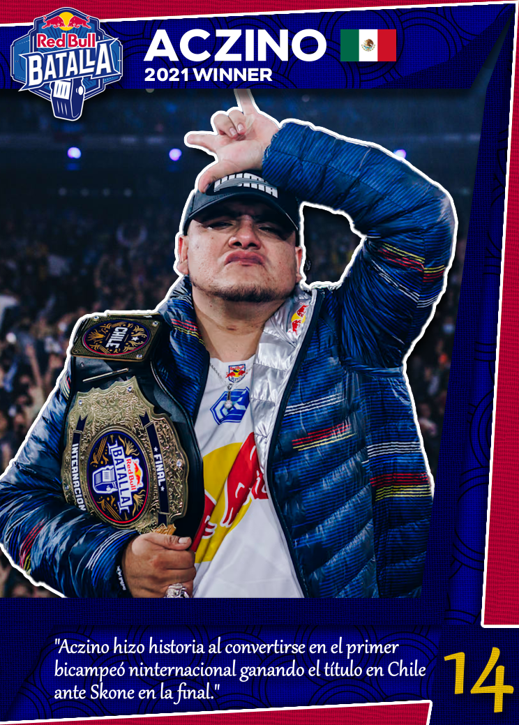 Aczino Red Bull Batalla 2021 | Edición Coleccionable