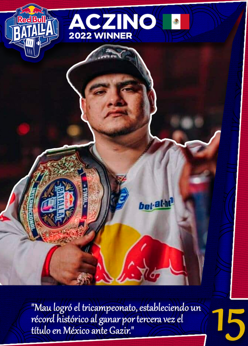 Aczino Red Bull Batalla 2022 | Edición Coleccionable