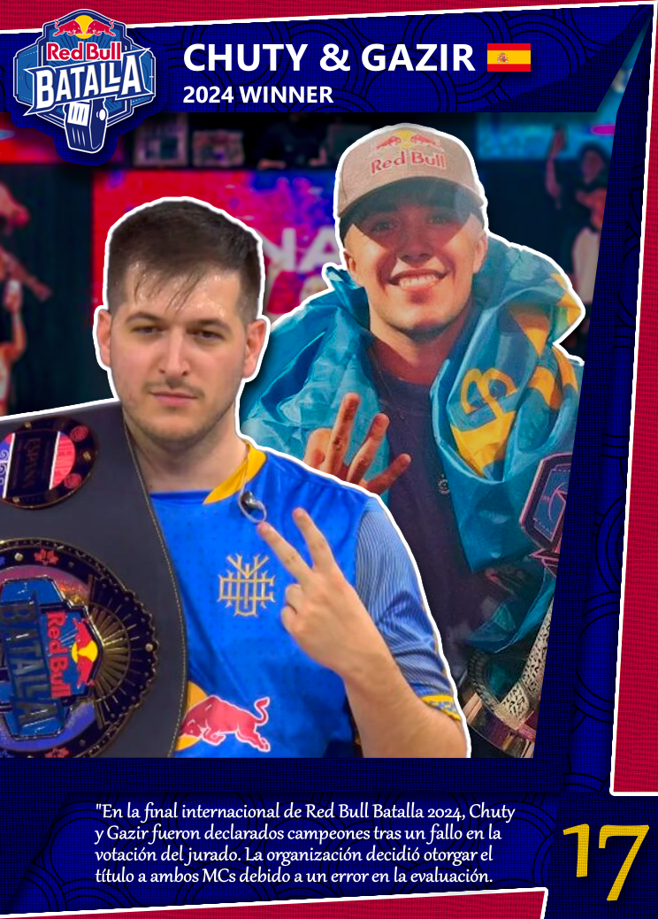 Chuty y Gazir Red Bull Batalla 2024 | Edición Coleccionable