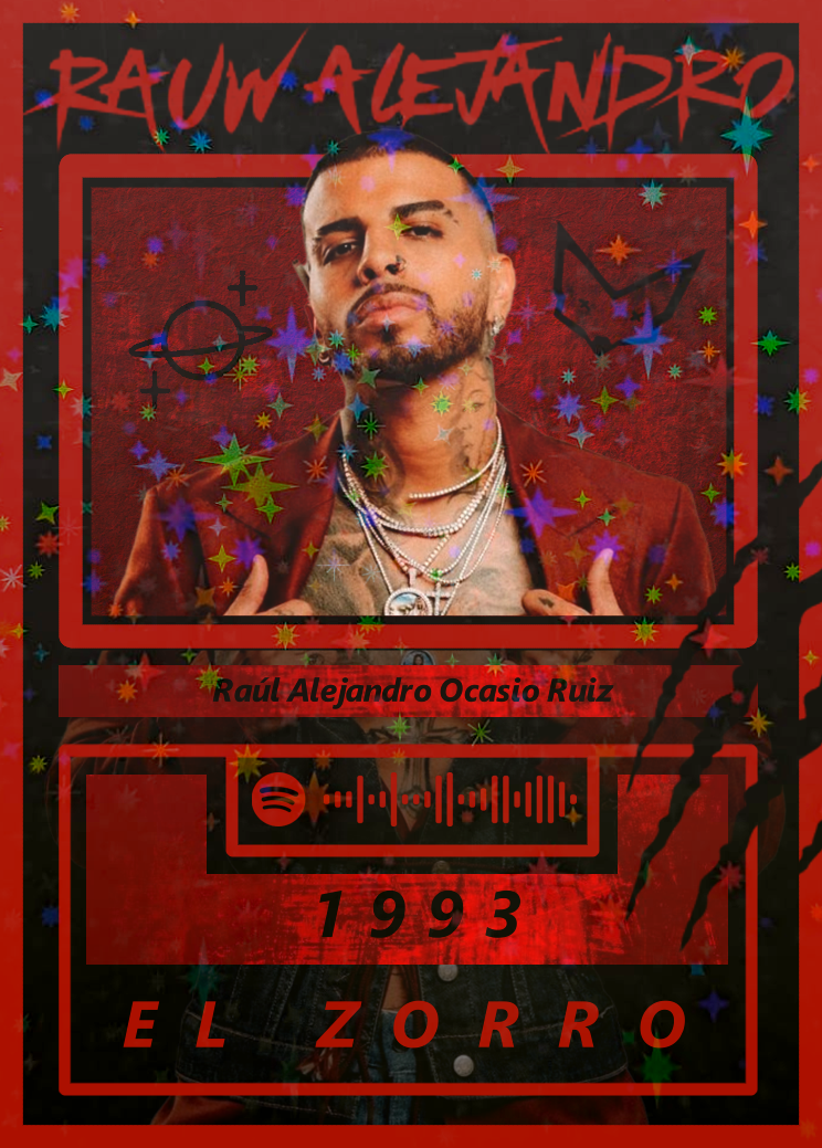 Carta Rauw Alejandro | Edición Coleccionable