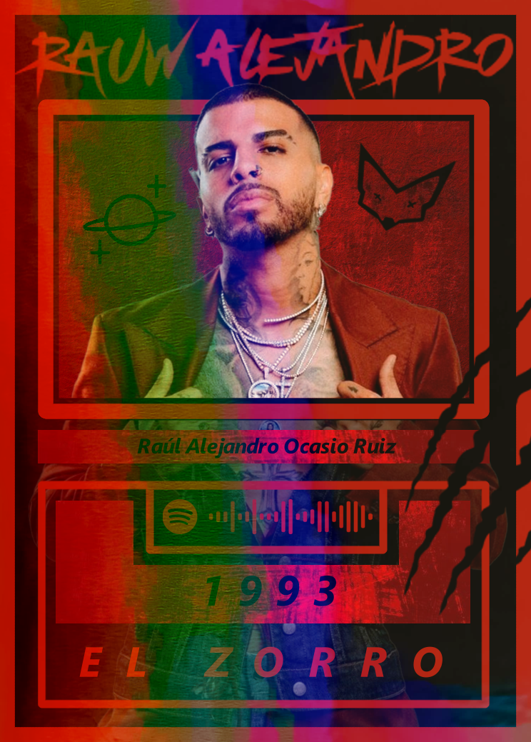 Carta Rauw Alejandro | Edición Coleccionable