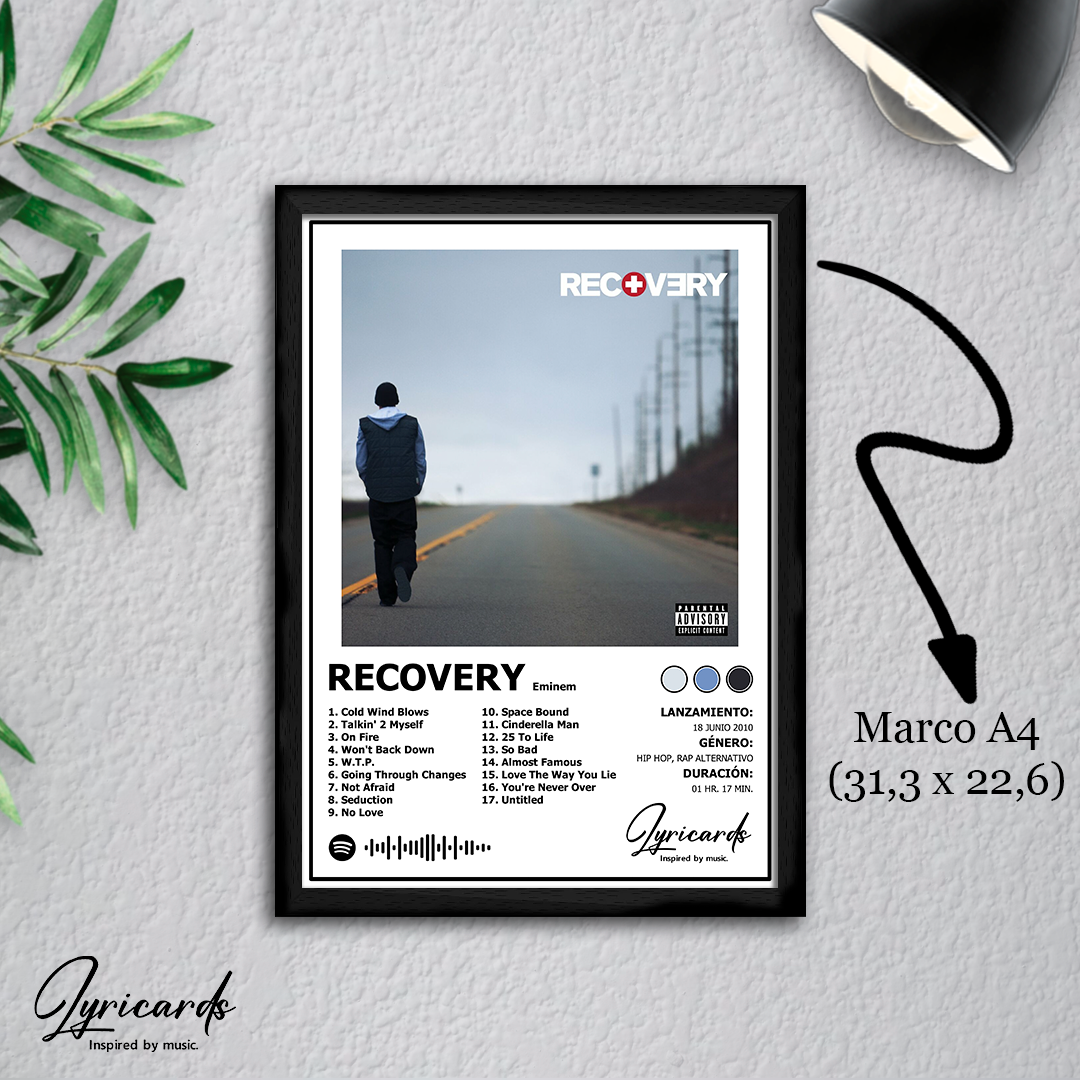Lámina A4 - Recovery - Eminem