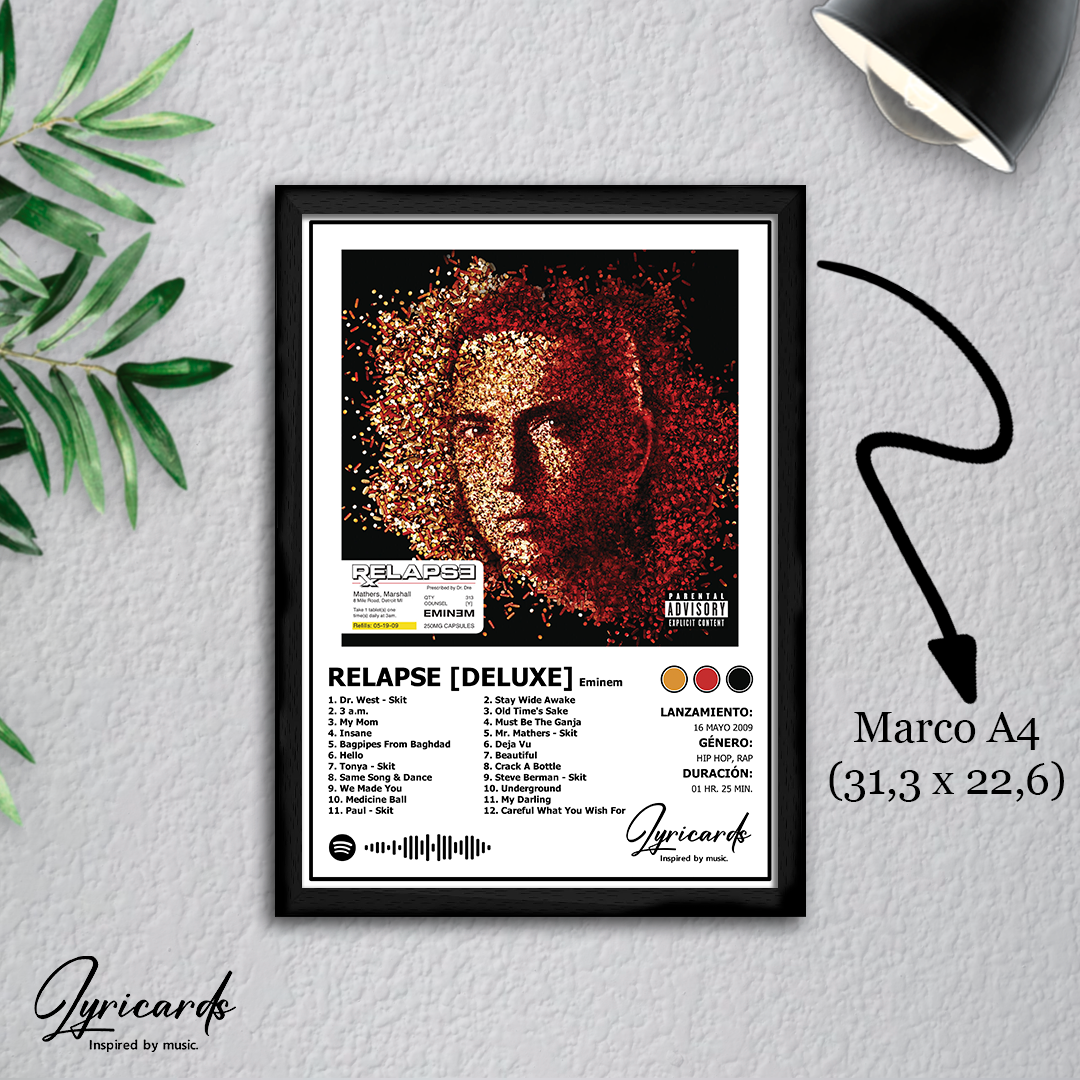 Lámina A4 - Relapse [Deluxe] - Eminem