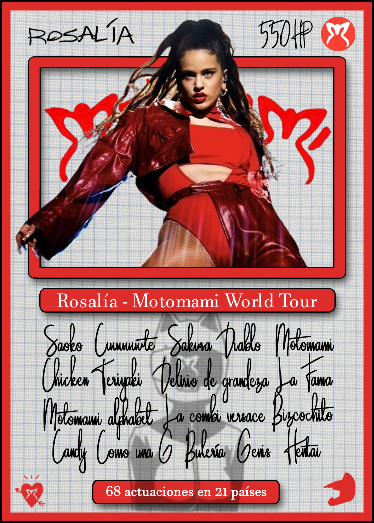 Carta MOTOMAMI de ROSALÍA | Edición Coleccionable