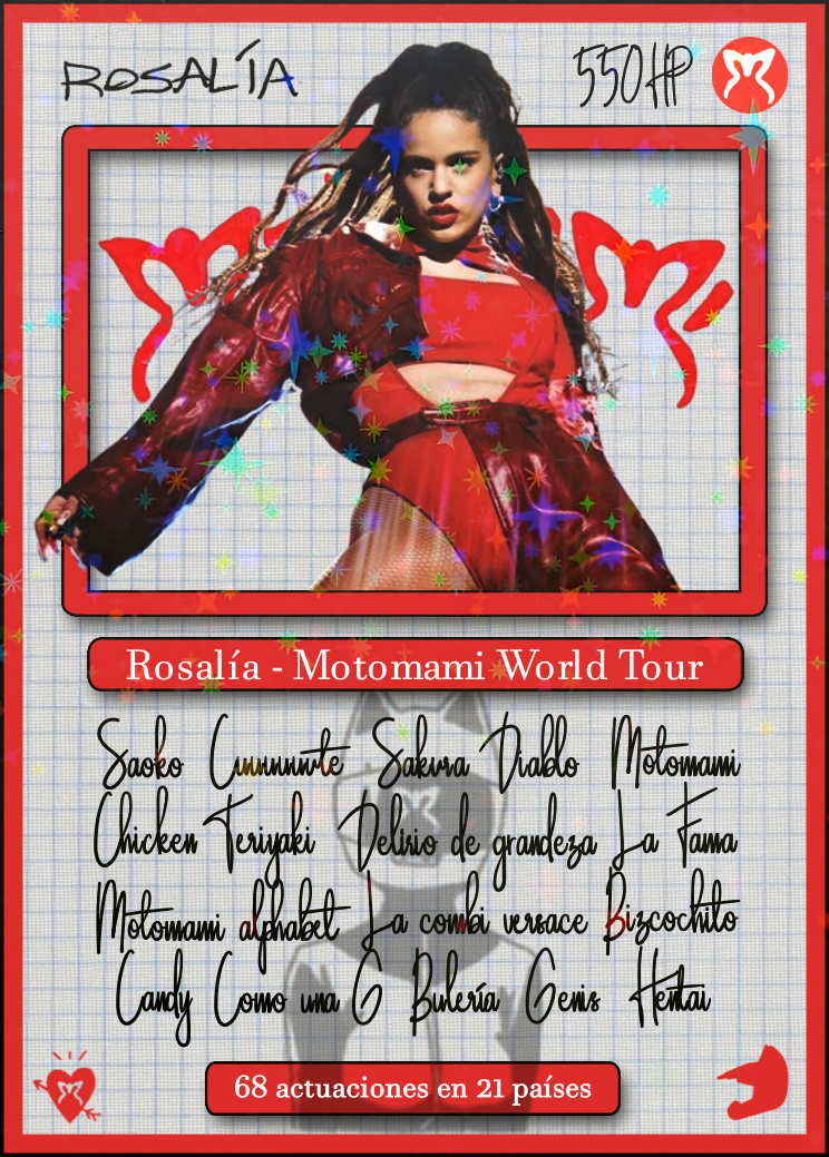 Carta MOTOMAMI de ROSALÍA | Edición Coleccionable