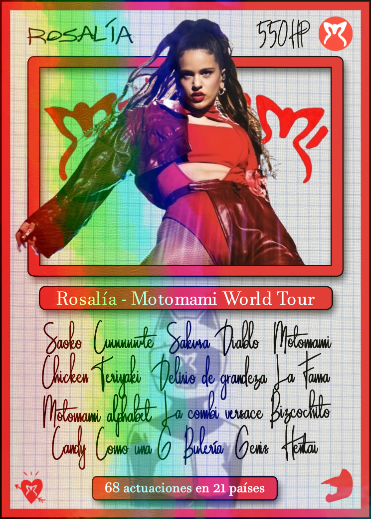Carta MOTOMAMI de ROSALÍA | Edición Coleccionable