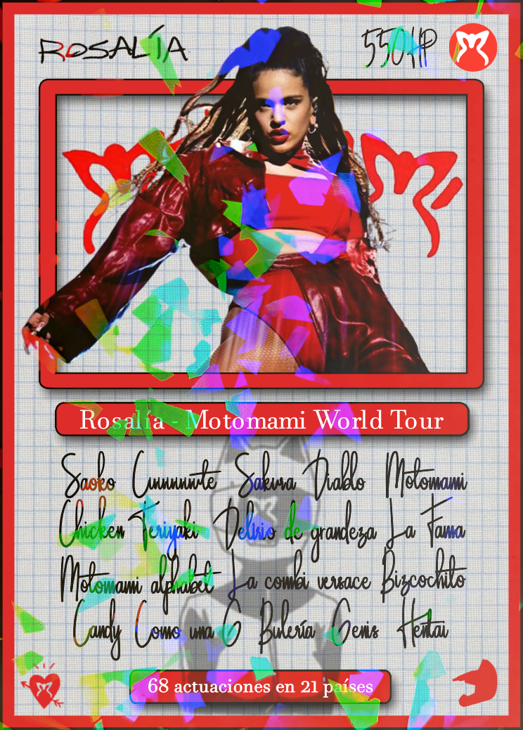 Carta MOTOMAMI de ROSALÍA | Edición Coleccionable