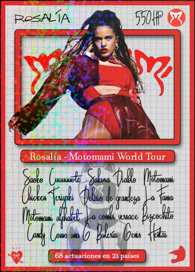 Carta MOTOMAMI de ROSALÍA | Edición Coleccionable