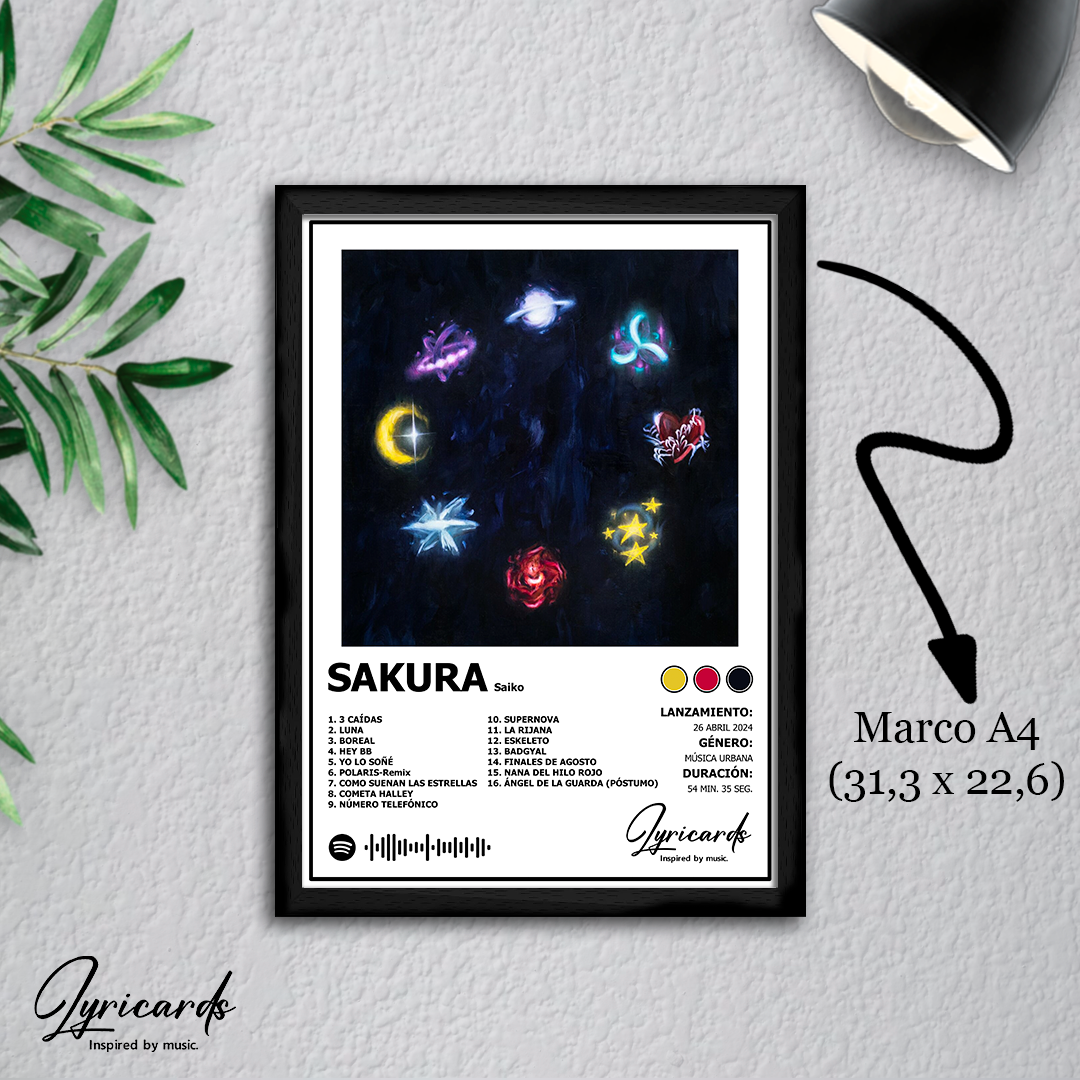 Lámina A4 - Sakura - Saiko