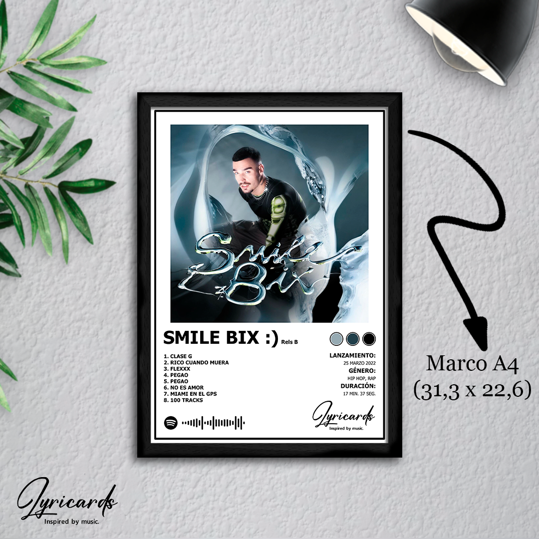 Lámina A4 - Smile Bix - Rels B