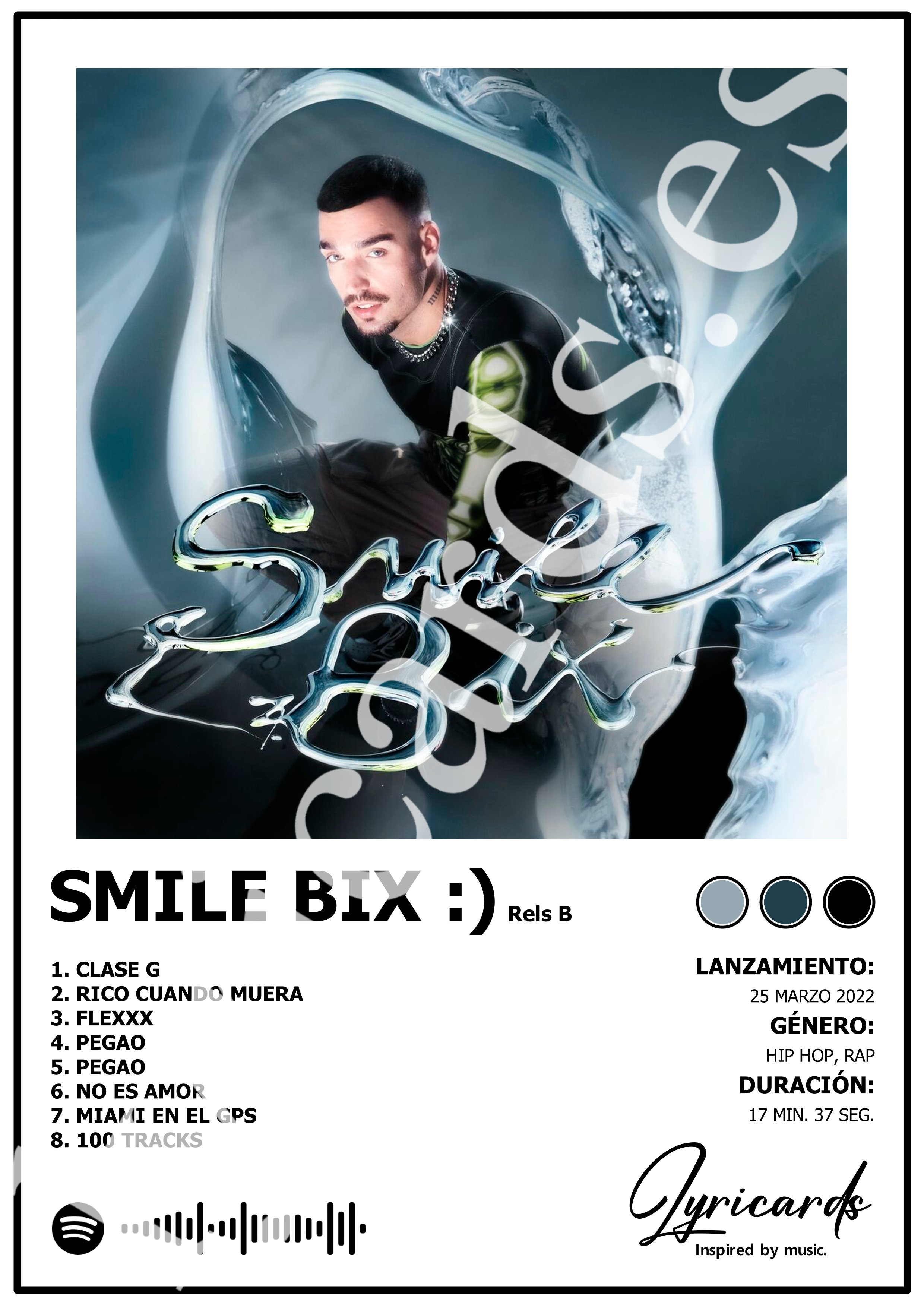 Lámina A4 - Smile Bix - Rels B
