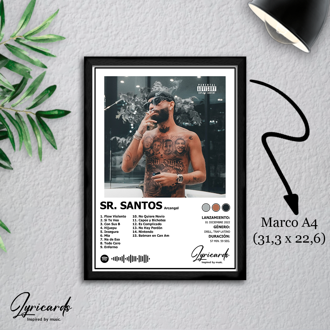 Lámina A4 - Sr. Santos - Arcangel