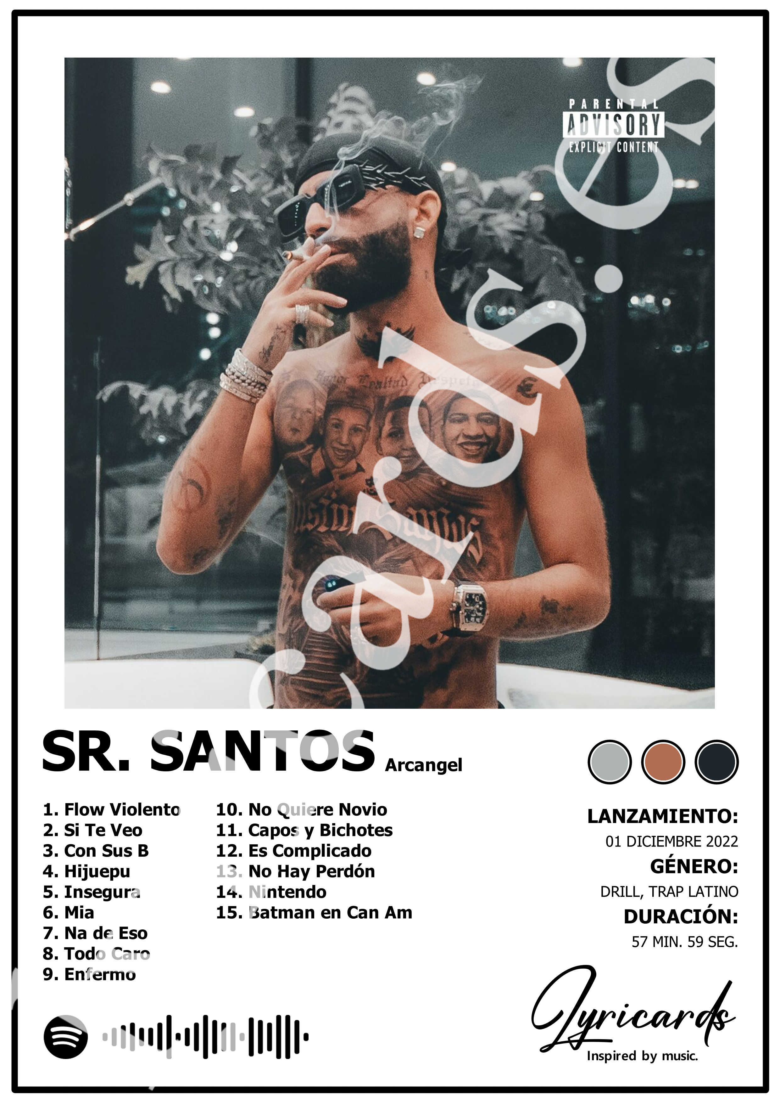 Lámina A4 - Sr. Santos - Arcangel